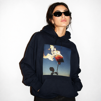 Burning Rose Hoodie