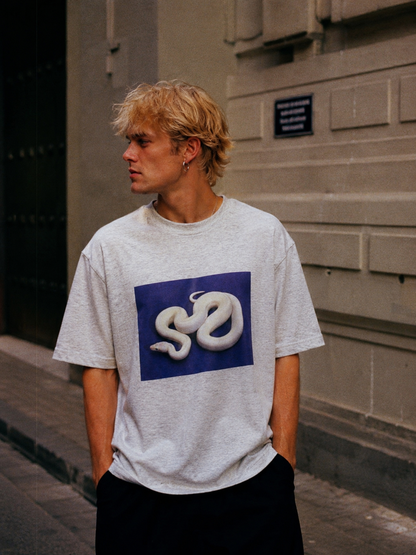 WHITE SNAKE T-SHIRT