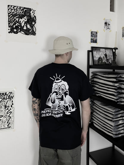 NEVER SNITCH T-SHIRT SCHWARZ