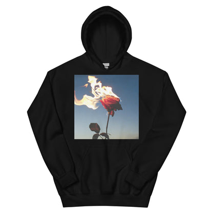Burning Rose Hoodie