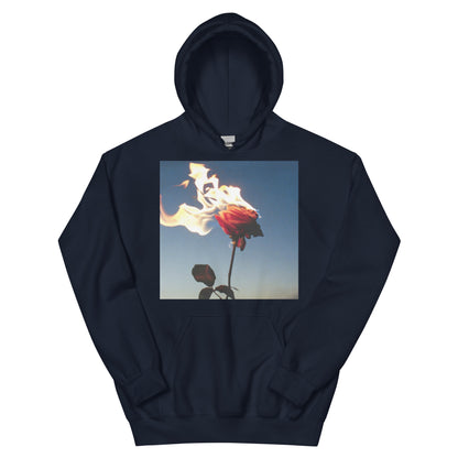 Burning Rose Hoodie